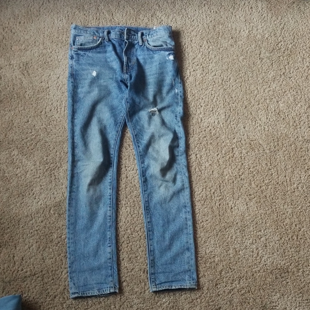H&M destressed jeans
